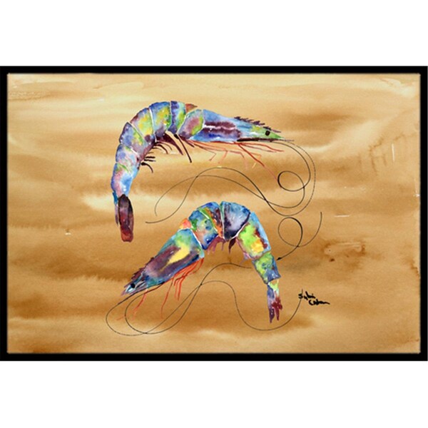Carolines Treasures Shrimp Indoor Or Outdoor Mat - 18 x 27 in. 8158-MAT - main